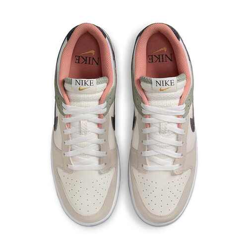 Nike Dunk Low Retro 白绿紫 男款 低帮休闲运动板鞋HV5750-133 - 图0