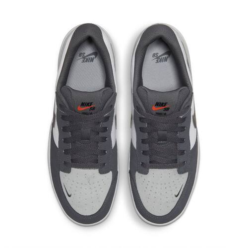 Nike SB Force 58 耐克灰白男款低帮运动休闲板鞋DV5477-001 - 图0