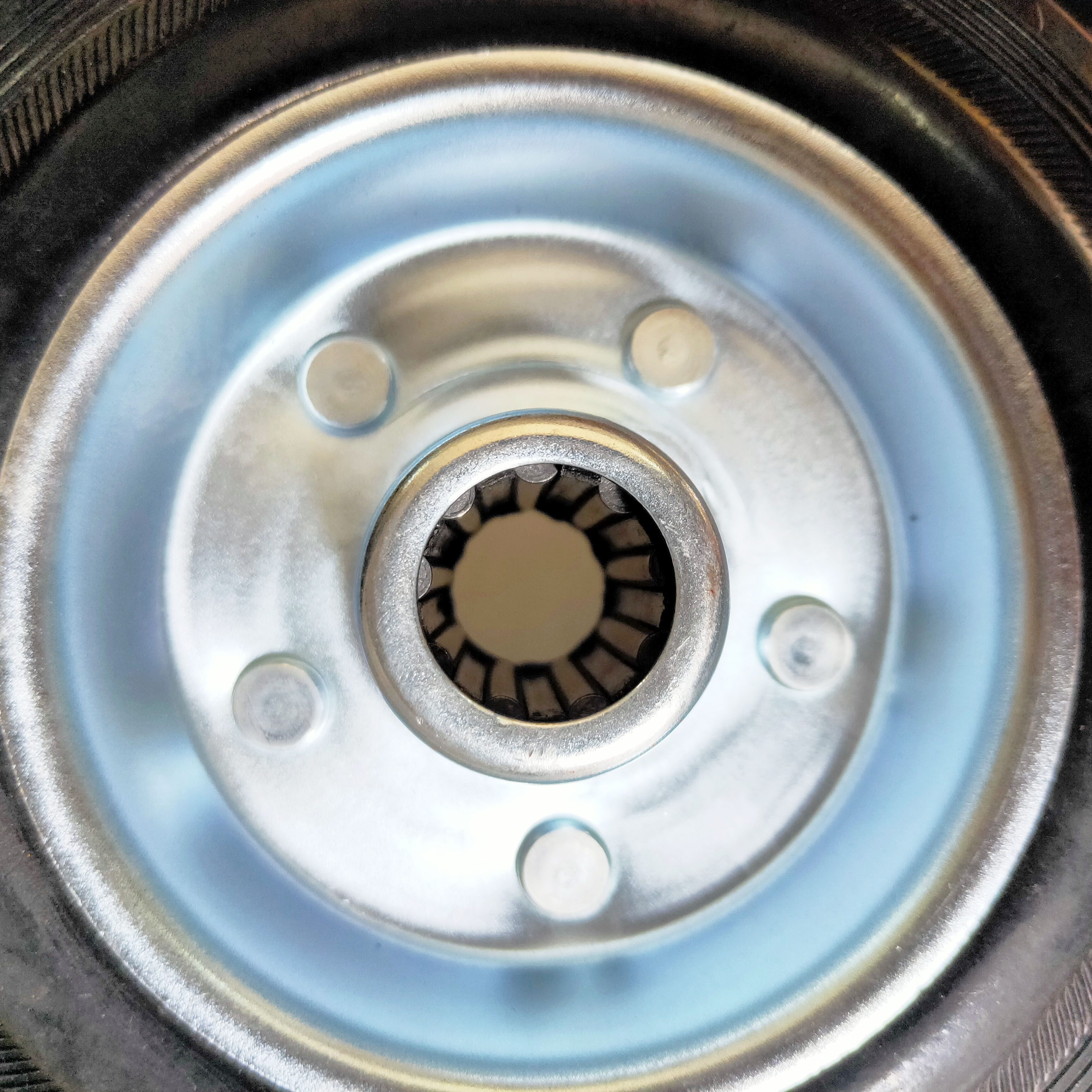 3寸4寸5寸黑色工业橡胶静音万向带刹车脚轮 手推车工具车定向单轮,淘宝优惠券,粉丝福利购,淘宝优惠卷