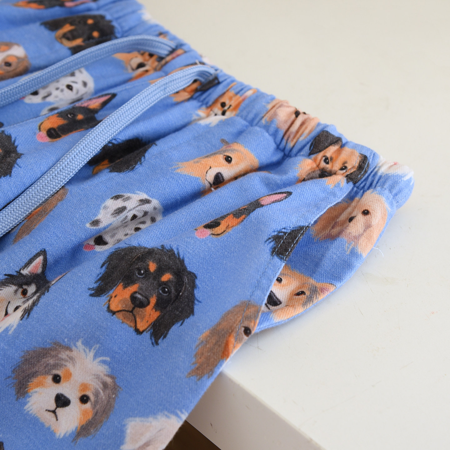 女磨毛绒布长裤纯棉卡通睡裤春秋季有口袋抽绳家居宽松休闲直筒裤,淘宝优惠券,粉丝福利购,淘宝优惠卷