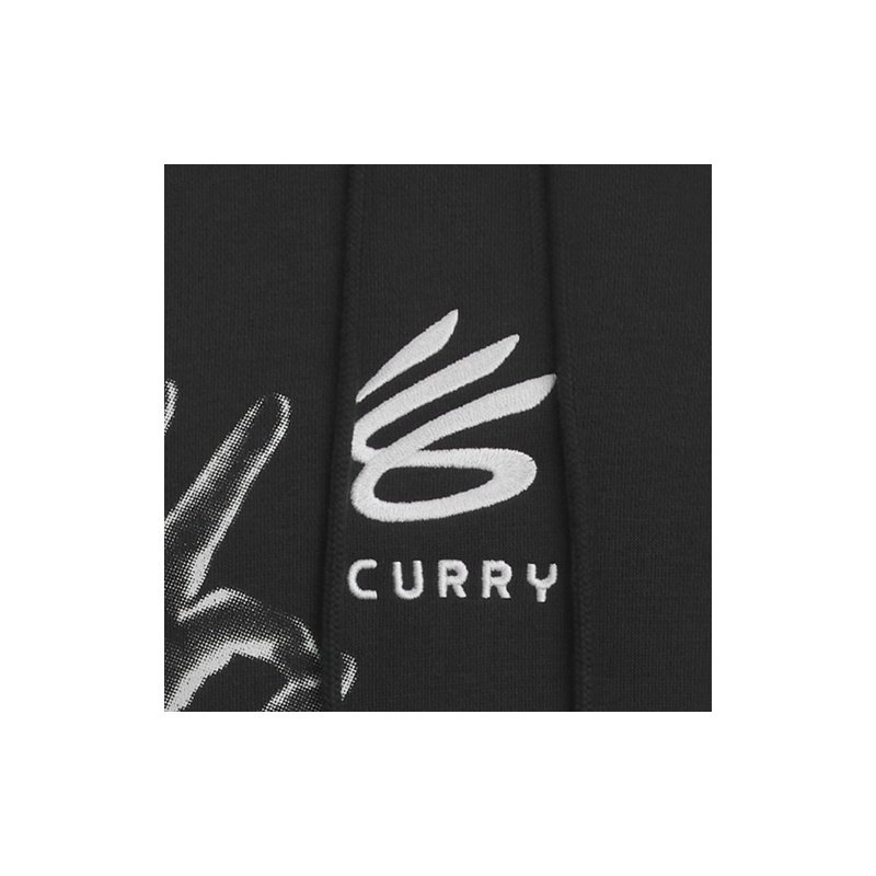 安德玛官方UA秋冬库里CURRY男子抓绒篮球运动连帽卫衣6012751 - 图3