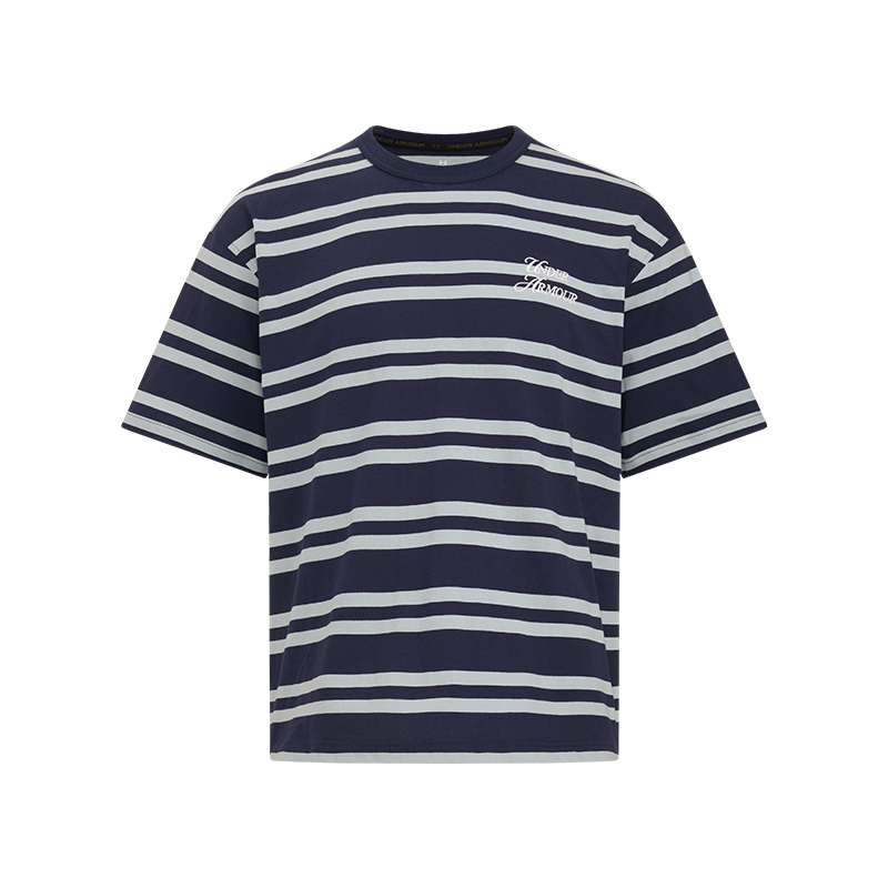 安德玛官方UA春夏Sports Club男女情侣运动休闲短袖T恤6006003 - 图2