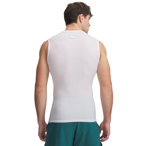 安德玛官方UA HeatGear Elite男子稳定包裹弹力训练运动紧身背心 - 图2
