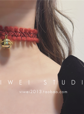 VIWEI氛围感满满三色铃铛锁骨链