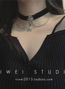 超A音乐节暗黑锁骨链choker