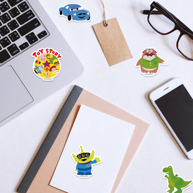 50 Disney Movie Pixar Character Stickers