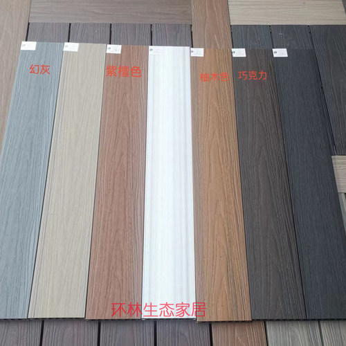 高端二代共挤塑木地板阳台花园庭院别墅园林3D浮雕木塑户外长城板 - 图2