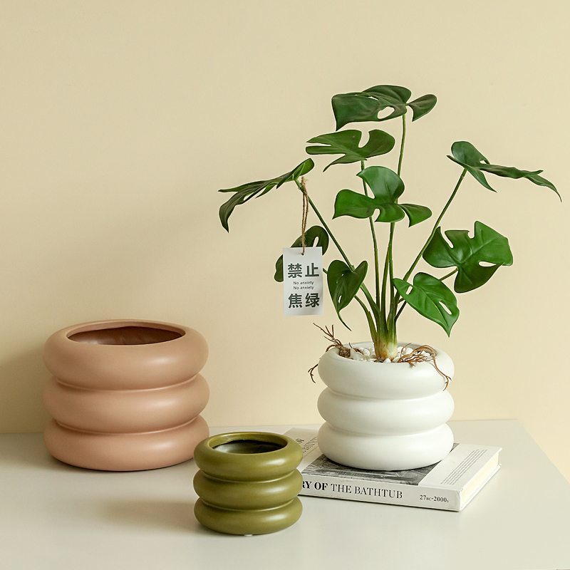 北欧网红ins风绿植造景仿真植物玄关布置盆景装饰摆件阳台小盆栽 - 图2