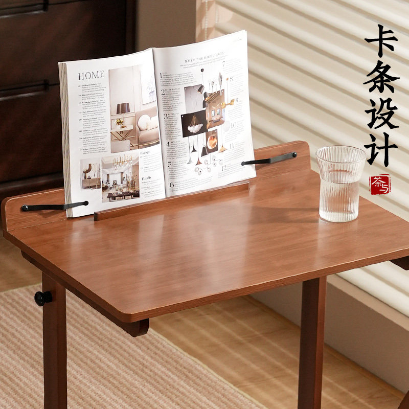 楠竹可移动边几带滑轮茶几C型电脑桌床边桌客厅沙发边几小置物架,淘宝优惠券,粉丝福利购,淘宝优惠卷