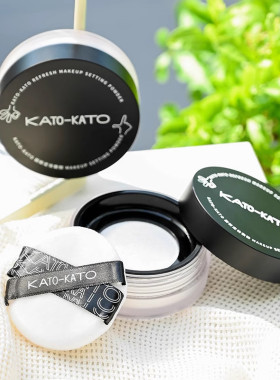 KATO散粉定妆粉控油持久koto干油皮遮瑕女防水不脱妆蜜粉饼干粉