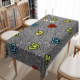 Light luxury Nordic dining tablecloths graffiti geometric patterns