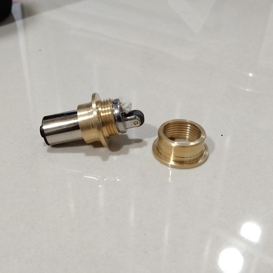 文玩小葫芦打火机配件打火机芯 黄铜打火机铜口葫芦盖口配件