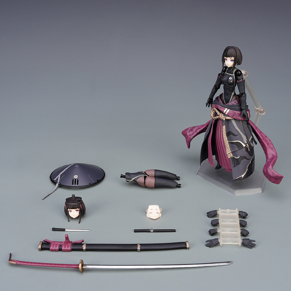 动漫figma 549#RONIN 机甲浪人流浪武士机娘可动手办摆件模型礼物