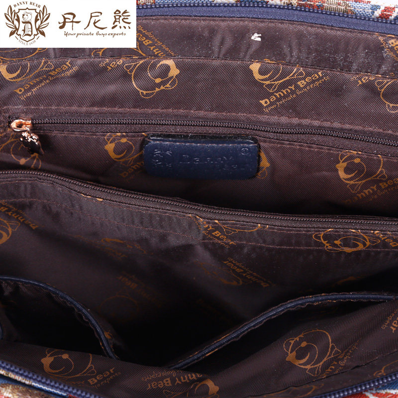 丹尼熊大容量袋女士美食熊单肩包 dannybear酷玛仕女士包袋