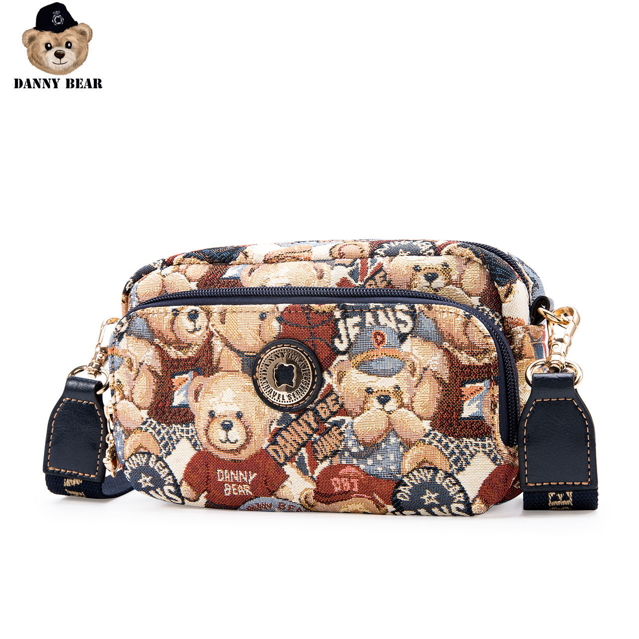 丹尼熊小夏日新品小熊斜挎包 dannybear酷玛仕女士包袋