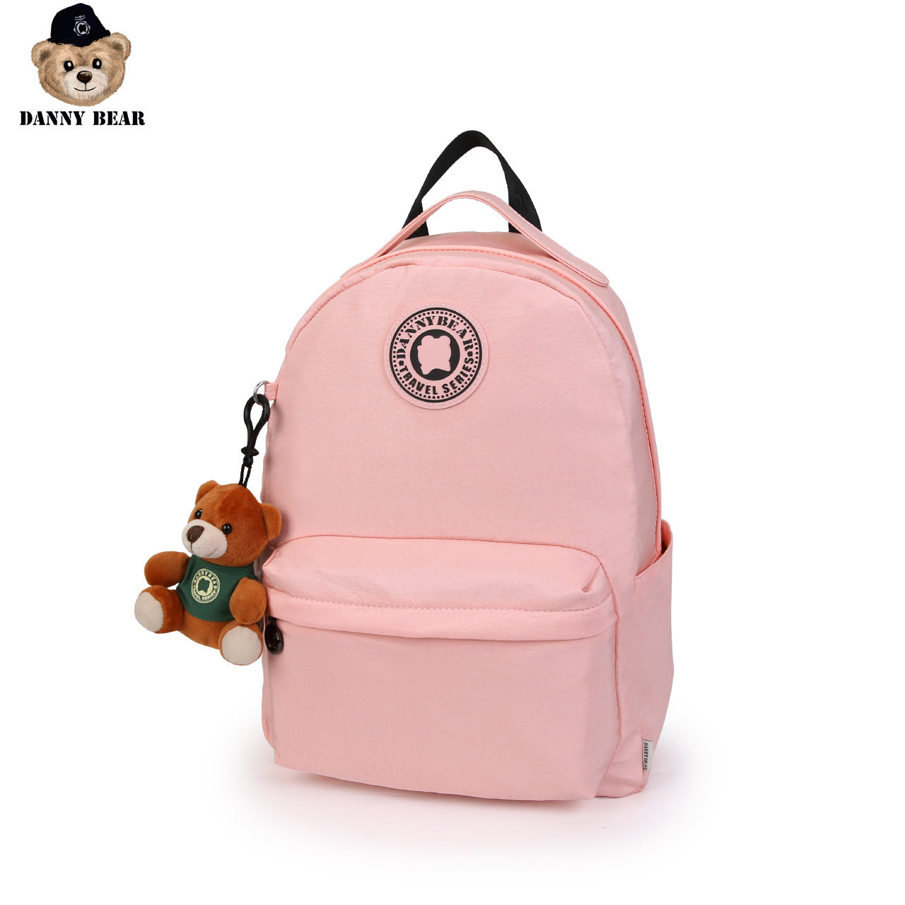 danny bear纯色休闲学院女包双肩包 dannybear酷玛仕双肩背包