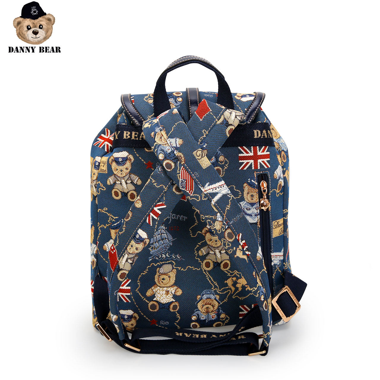 丹尼熊新品旅行女休闲精灵双肩包 dannybear酷玛仕双肩背包