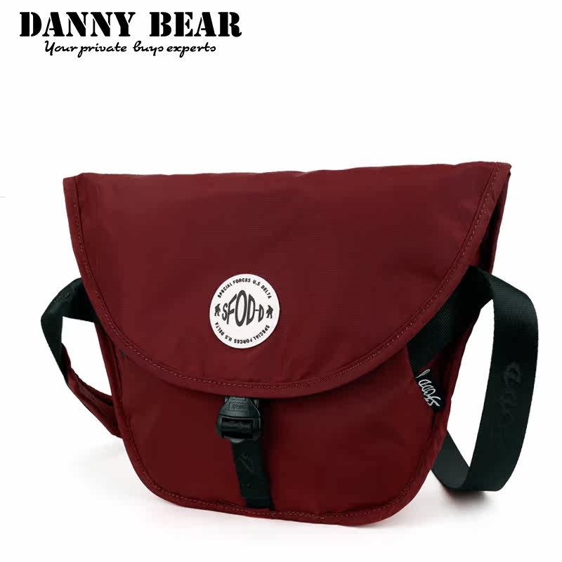 丹尼熊旅行户外休闲男女单肩挎包 dannybear酷玛仕女士包袋