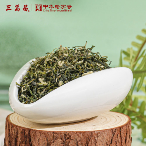 三万昌雨前精选碧螺春茶叶2026送礼盒装新茶苏州官方洞庭浓香绿茶 - 图1