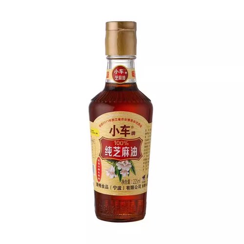 宁波特产小车纯芝麻油400ml炒菜凉拌低温压榨头道油白芝麻香油 - 图3