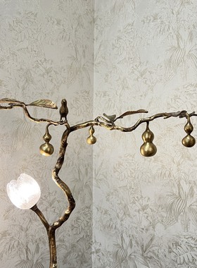 中式黄铜福禄吉祥双喜台灯