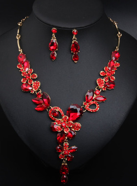 欧美春夏新品装饰品女项链耳环