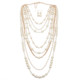 European and American exaggerated pearl necklace imitation pearl pendant for women