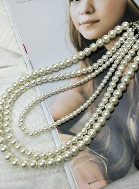 气质百搭珍珠锁骨项链宴会礼服