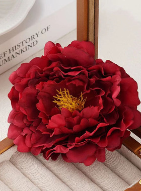 欧美夸张复古仿真花朵装饰项链珍珠串珠女毛衣链胸花可拆卸双用款