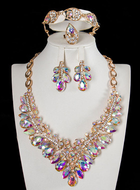 配饰合金欧美夸张水波链女装饰品