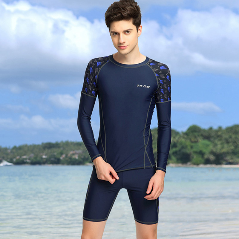 16青少年12-15岁大童17高中生13-14初中学生中考游泳衣男分体套装