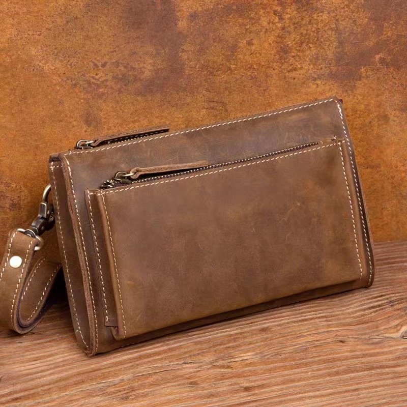 2026春季masiwei新款手抓包男款头层牛皮男士手包手拿包皮包男,淘宝优惠券,粉丝福利购,淘宝优惠卷