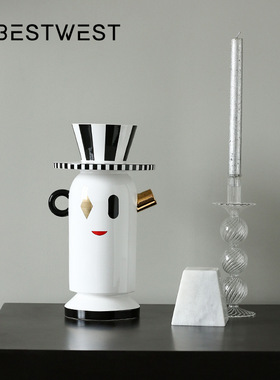 中式陶瓷花瓶桌面摆件