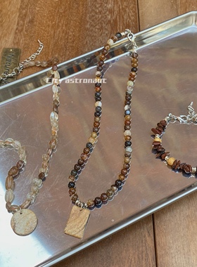 手作温枕中式玉石项链