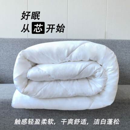 酒店被子被芯宾馆民宿舍专用全棉纯棉冬被加厚保暖空调被四季通用
