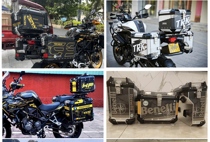 Motorcycle Three Boxes Collage DL250 Benali 502X 702 Sticker Ascene Spring Wind MT650 Motorcycle Three Boxes