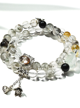 天然水晶手链绿幽灵手链