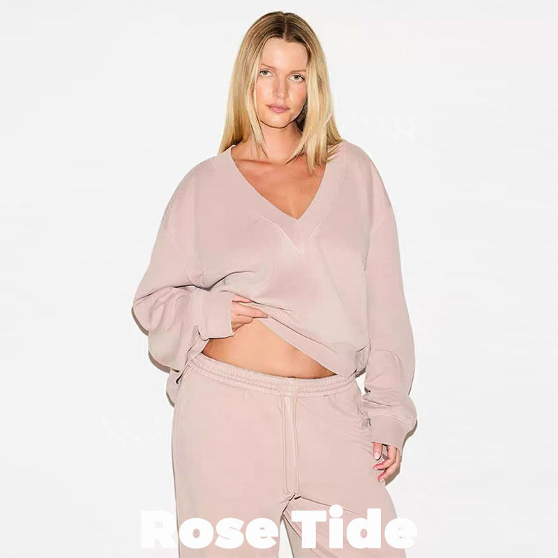 Rose tide买手店现货Skims卫衣boyfriend fleece抓绒连帽衫卫裤,淘宝优惠券,粉丝福利购,淘宝优惠卷