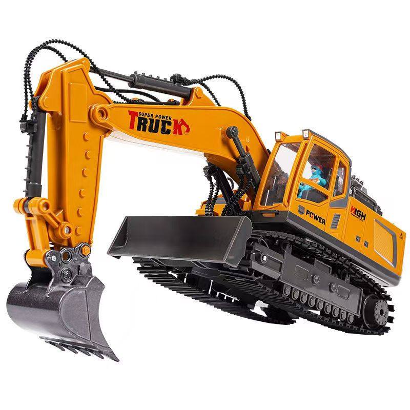 合金遥控挖掘机儿童玩具车大号无线电动仿真挖土机男孩工程车玩具,淘宝优惠券,粉丝福利购,淘宝优惠卷