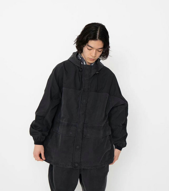 紫标 Indigo Mountain Wind Parka 蓝染夹克冲锋衣23030113 - 图0