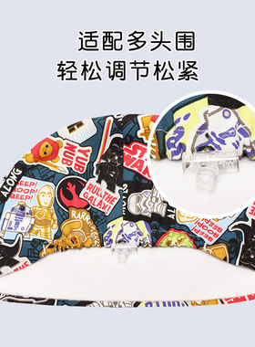 印花手术帽纯棉手术室专用帽子口腔外科医生帽男女调节扣不压头发