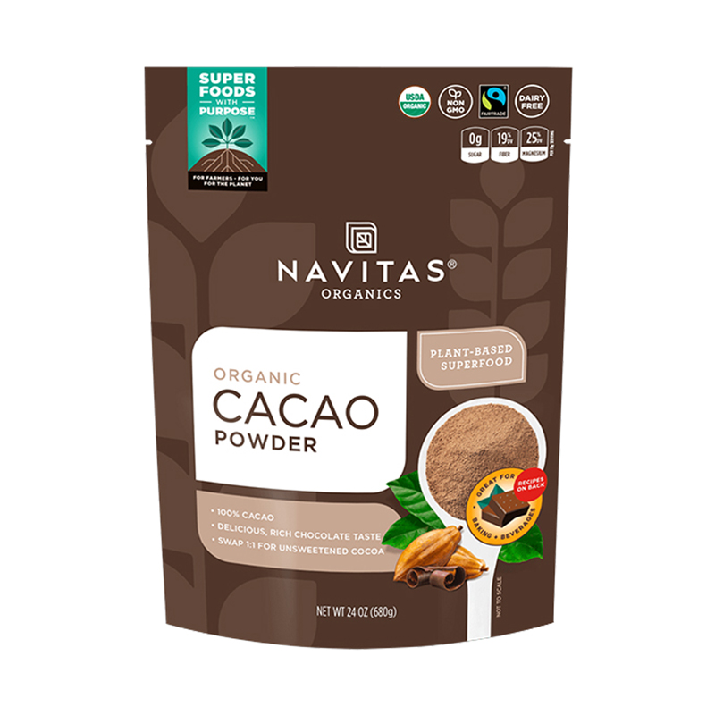 进口navitas cacao生可可粉纯天然有机无糖低脂未碱化帕梅拉燕麦 - 图3