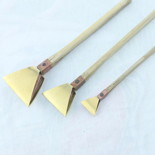 贵州苗族手工蜡染diy工具材料蜡刀套装画蜡绘画专用铜刀1至10个号 - 图1