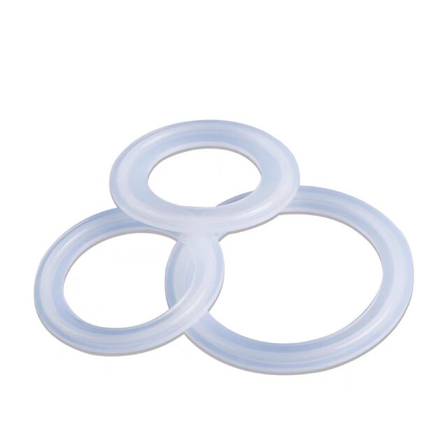Quick-load silicone gasket clamp seal ring