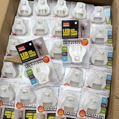 日常必买！出口外单！多功能家用LED壁挂式小夜灯照明灯 按钮开关 - 图0