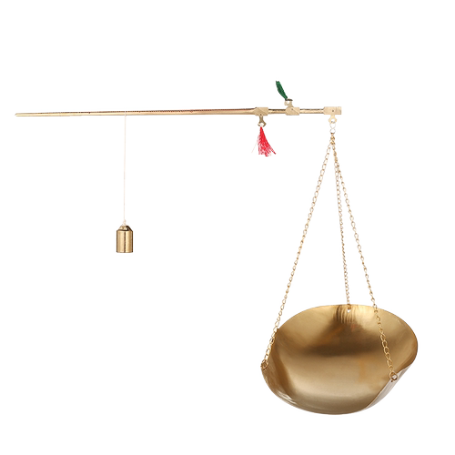 纯手工小铜称 小铜秤药材称杆秤手提秤戥子称老称克称中药秤 精准 - 图3