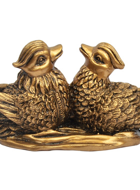 百年好合鸳鸯戏水摆件结婚纪恋日新婚礼品婚房卧室书房装饰品