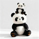 ຂະຫນາດໃຫຍ່ Panda Doll Plush Toy Doll Chengdu Rag Doll Pillow ການເດີນທາງຂອງຂວັນທີ່ລະນຶກສໍາລັບເດັກນ້ອຍ