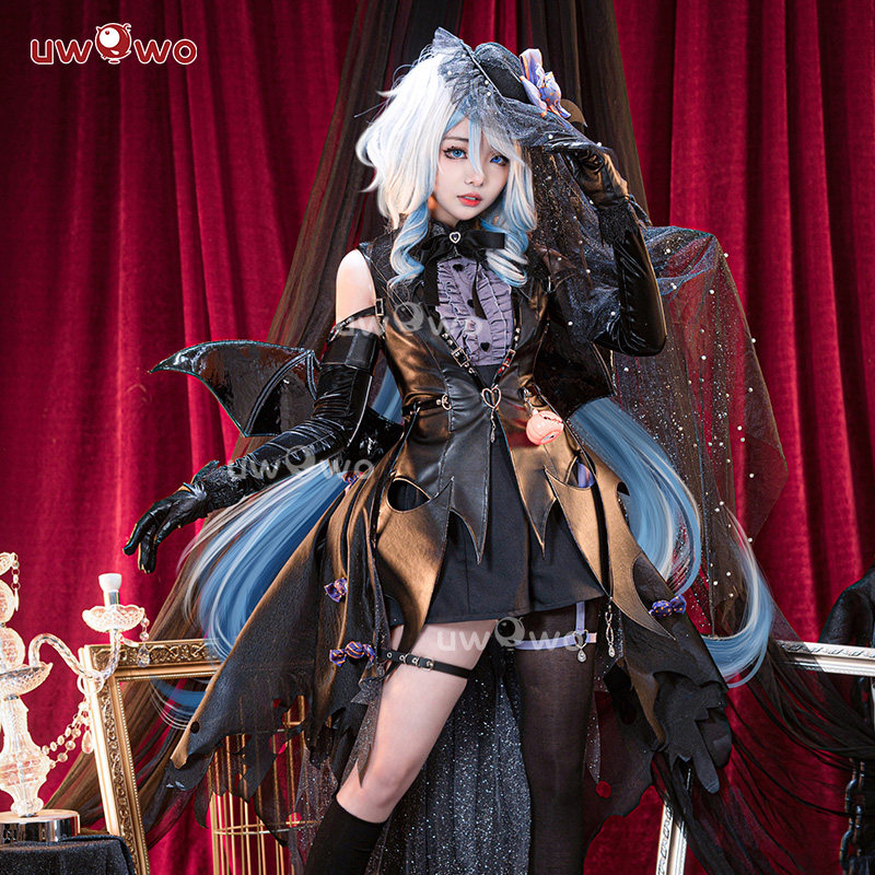 预售Uwowo悠窝窝原神cosplay 芙宁娜小恶魔 万圣节cos 同人芙芙