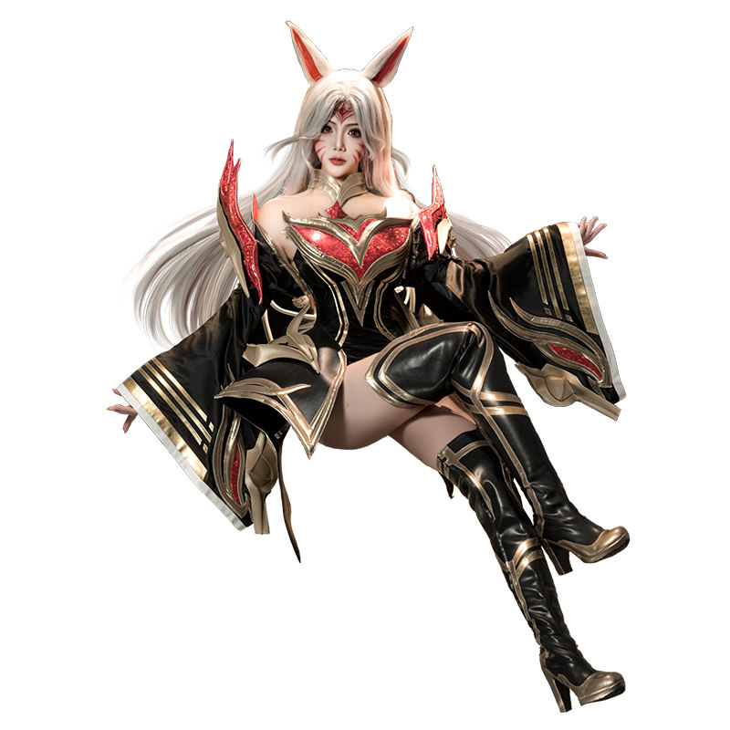 预售uwowo悠窝窝英雄联盟cosplay 联盟不朽 阿狸 九尾妖狐 服装女